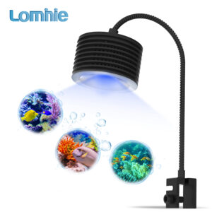 Lominie Asta 20 Full Spectrum Remote Control Dimmable 16W Saltwater Marine LED Aquarium Light for Nano Coral Reef Fish Tank
