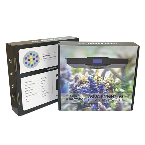 Spectra Aqua Knight V3 60W Smart Programmable  Gradual Sunrise Sunset 3 Color Channels  LED Aquarium Light for Marine Coral Reef Fish Tank - Image 8