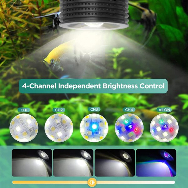 Lominie Asta 20 Freshwater Planted Fish Tank 18W LED Aquarium Light with Remote Controller - Image 5