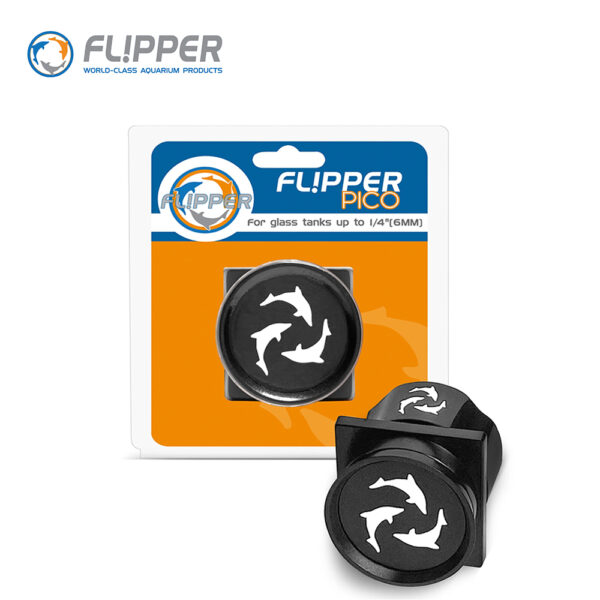 Flipper Pico Black 2 In 1 Dual Sided Aquarium Magnet Algae Cleaner Scrubber Scraper for Small Glass Fish Tanks Up to 6mm - Image 6