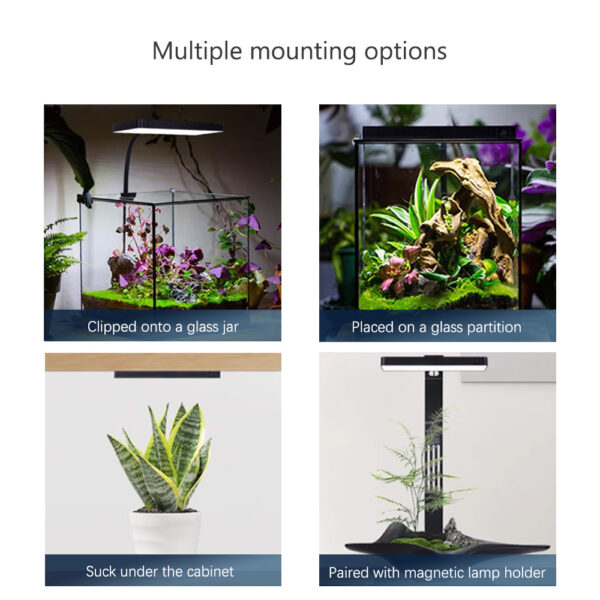 WEEK AQUA RGB+UV New Mode Spectrum Mini 9 Pro Bluetooth App Control Freshwater Aquascaping Plant Aquarium LED Light - Image 5
