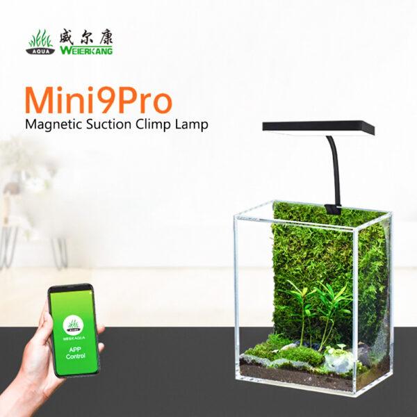 WEEK AQUA RGB+UV New Mode Spectrum Mini 9 Pro Bluetooth App Control Freshwater Aquascaping Plant Aquarium LED Light - Image 10