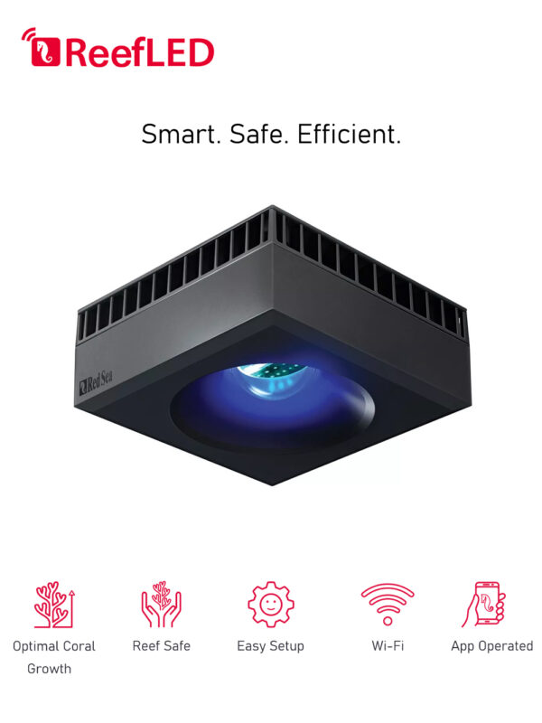 Redsea ReefLED 50/90 WiFi App Optimal Efficient Compact Shimmer Dual Channel  LED Aquarium Light for Marine Coral Reef Fish Tank - Image 4