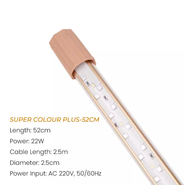 MAYIN Super Colour 8W/10W/22W Adjustable IP68 4D Aluminum Alloy Spiral Brightening Lamp LED Aquarium for Marine Coral Reef Tropical Fish Tank - Image 14