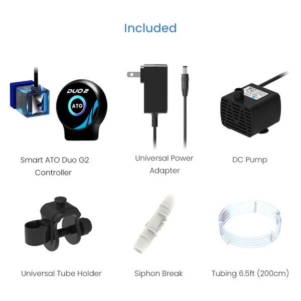 Auto Aqua Smart ATO Duo G2 (SATO-286P) DC Diaphragm HOB Versatile Optical Dual Magnetic Aquarium Water Pump for Filter Marine Coral Reef Fish Tank - Image 12