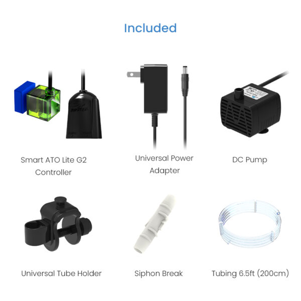 Auto Aqua Smart ATO Lite G2 (SATO-266P) DC Diaphragm HOB Versatile Optical Dual Magnetic Aquarium Water Pump for Filter Marine Coral Reef Fish Tank - Image 11