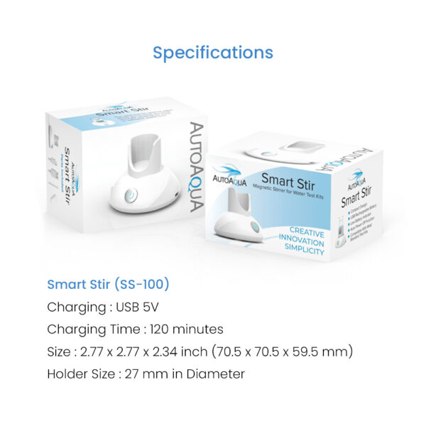 AUTOAQUA Intelligent Lithium Magnetic Levitation Smart Stirrer AUTO SS-100 for Marine Coral Reef Fish Tank - Image 9