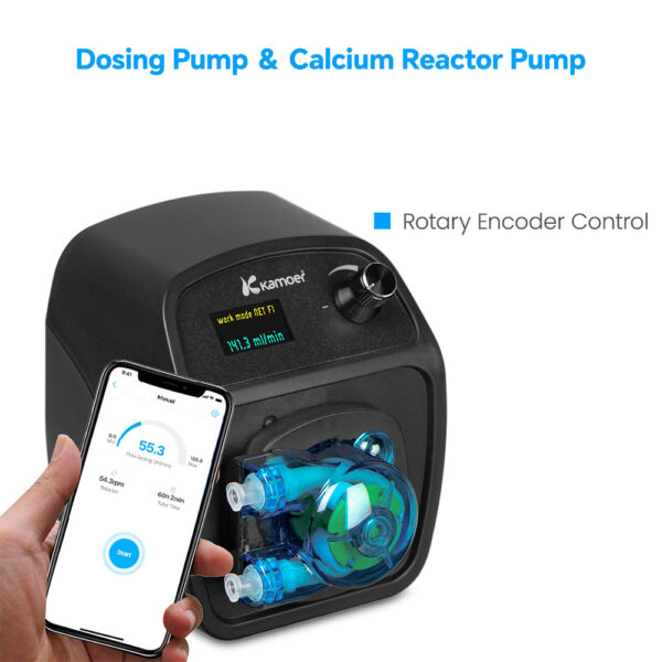 Kamoer X1 PRO T2 Manual WiFi App Dosing Pump With KPAS100 Peristaltic Pump for Marine Coral Reef Fish Tank Aquarium 110ml/Min - Image 13