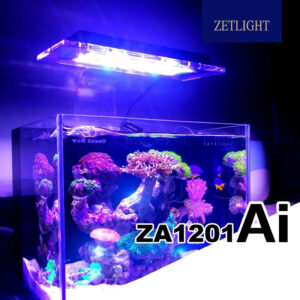 ZETLIGHT ZA1201 Ai 22W App Sunrise Sunset Programmable 4 Channels Saltwater LED Aquarium Light System for Marine Coral Reef Fish Tank
