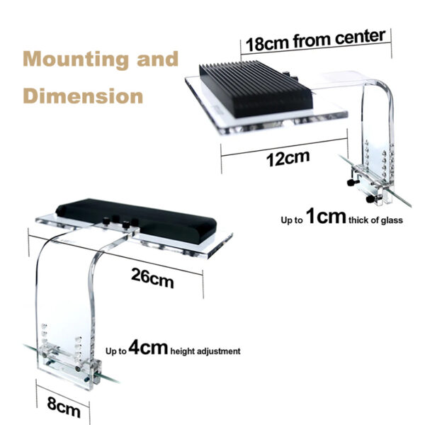 ZETLIGHT ZA1201 Ai 22W App Sunrise Sunset Programmable 4 Channels Saltwater LED Aquarium Light System for Marine Coral Reef Fish Tank - Image 9