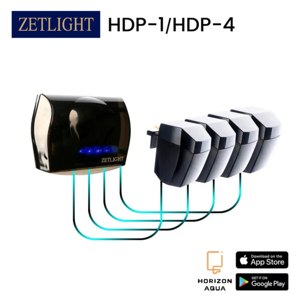 ZETLIGHT HDP WiFi Bluetooth Double Calibration High Accuracy Hanging-on Saltwater Aquarium Dosing Pump for Marine Coral Reef Fish Tank - Image 3