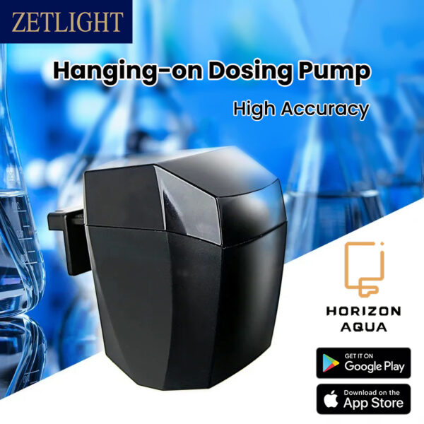 ZETLIGHT HDP WiFi Bluetooth Double Calibration High Accuracy Hanging-on Saltwater Aquarium Dosing Pump for Marine Coral Reef Fish Tank - Image 2