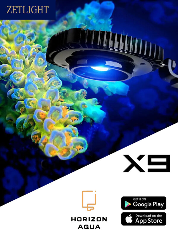 ZETLIGHT X9 66W/96W Bluetooth & WiFi 395nm UV RGB 4 Adjustable Color Channels Marine Aquarium LED light for Saltwater Coral Reef Fish Tank - Image 9