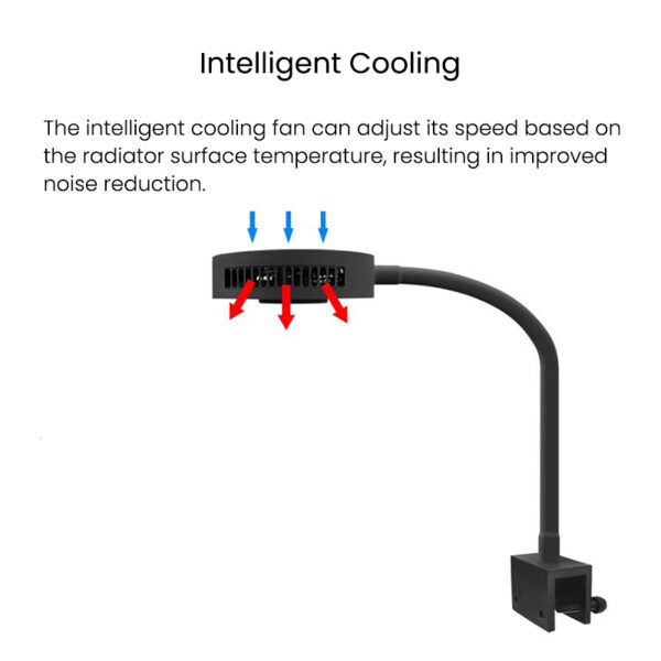 Spectra Aqua Knight V2 36W Built-in Timer Marine Aquarium LED Light for Nano Coral Reef Tank - Image 8