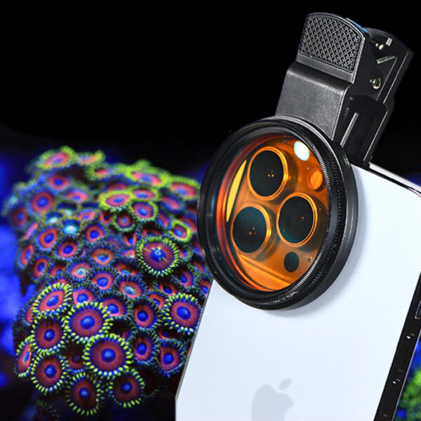 Cove 52mm V3 Extra Wide Saltwater Aquarium Coral  Reef Lens Filter Kit for Smartphone and DSLR Camera - Image 7