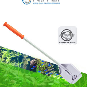 Flipper 12” Credit Card 2 in 1 Nano Platinum Aquarium Hand Algae Scrubber Scraper for Glass and Acrylic Tanks