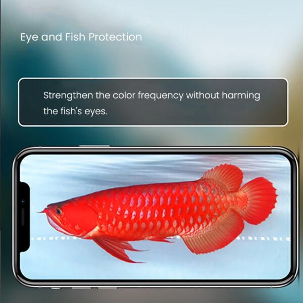 MAYIN Super Colour 8W/10W/22W Adjustable IP68 4D Aluminum Alloy Spiral Brightening Lamp LED Aquarium for Marine Coral Reef Tropical Fish Tank - Image 5